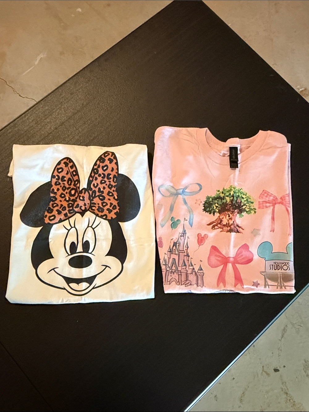 Lot of 2 Disney Short Sleeve Shirts